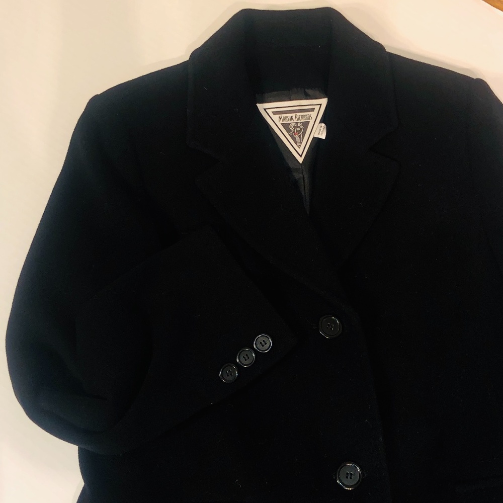 Marvin Richards Full Length Wool and Cashmere Coat